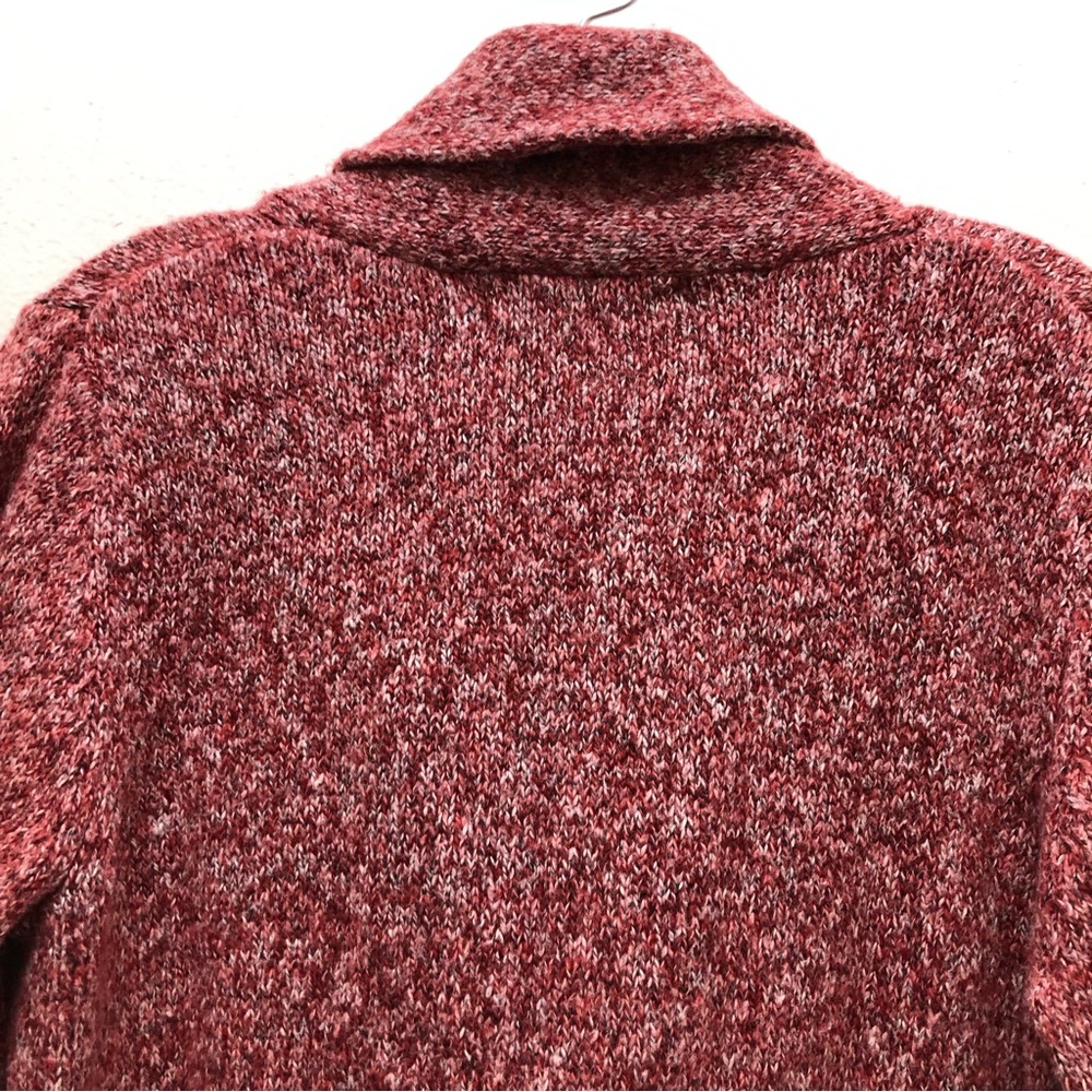 Fever Shawl-Collar Snap Closure Lightweight Jacket Women's Size L Rose Pink/Tan - Picture 7 of 8